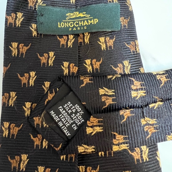 Longchamp silk tie - Picture 4 of 4